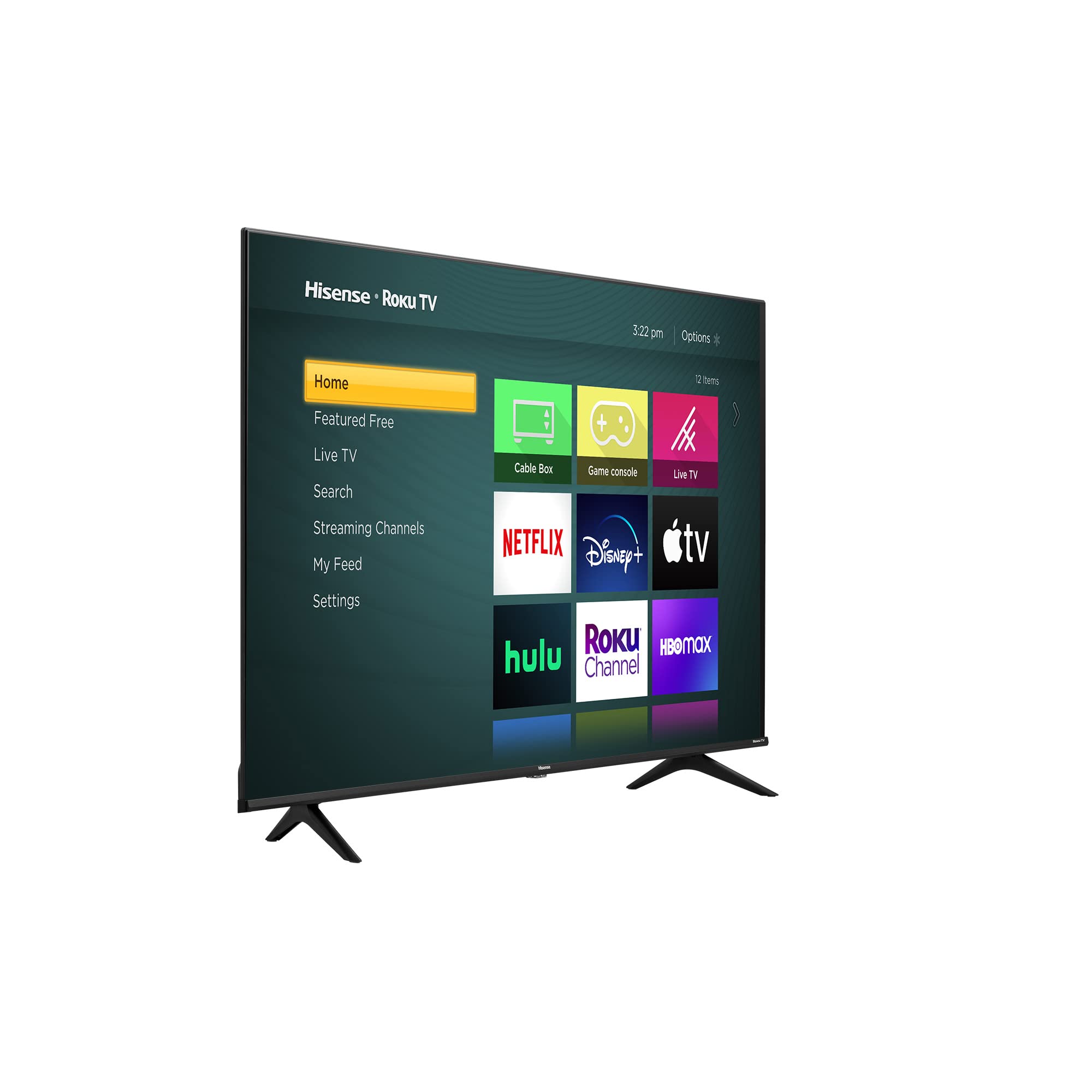 Hisense 40-Inch H4 Series LED Roku Smart TV, Alexa Compatible, Black, 2020 Model - Smart TV for Streaming and Entertainment